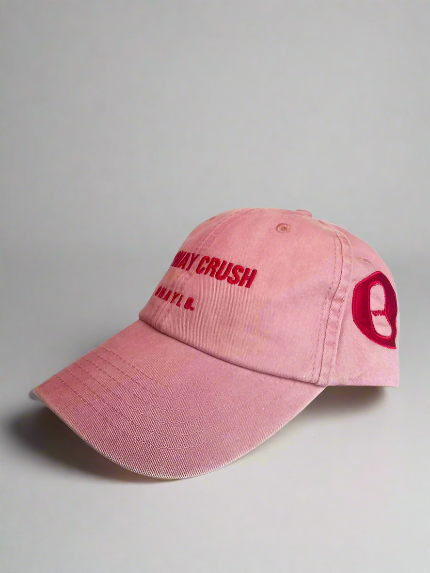 Vintage 'Subway Crush' Baseball Cap - Pink